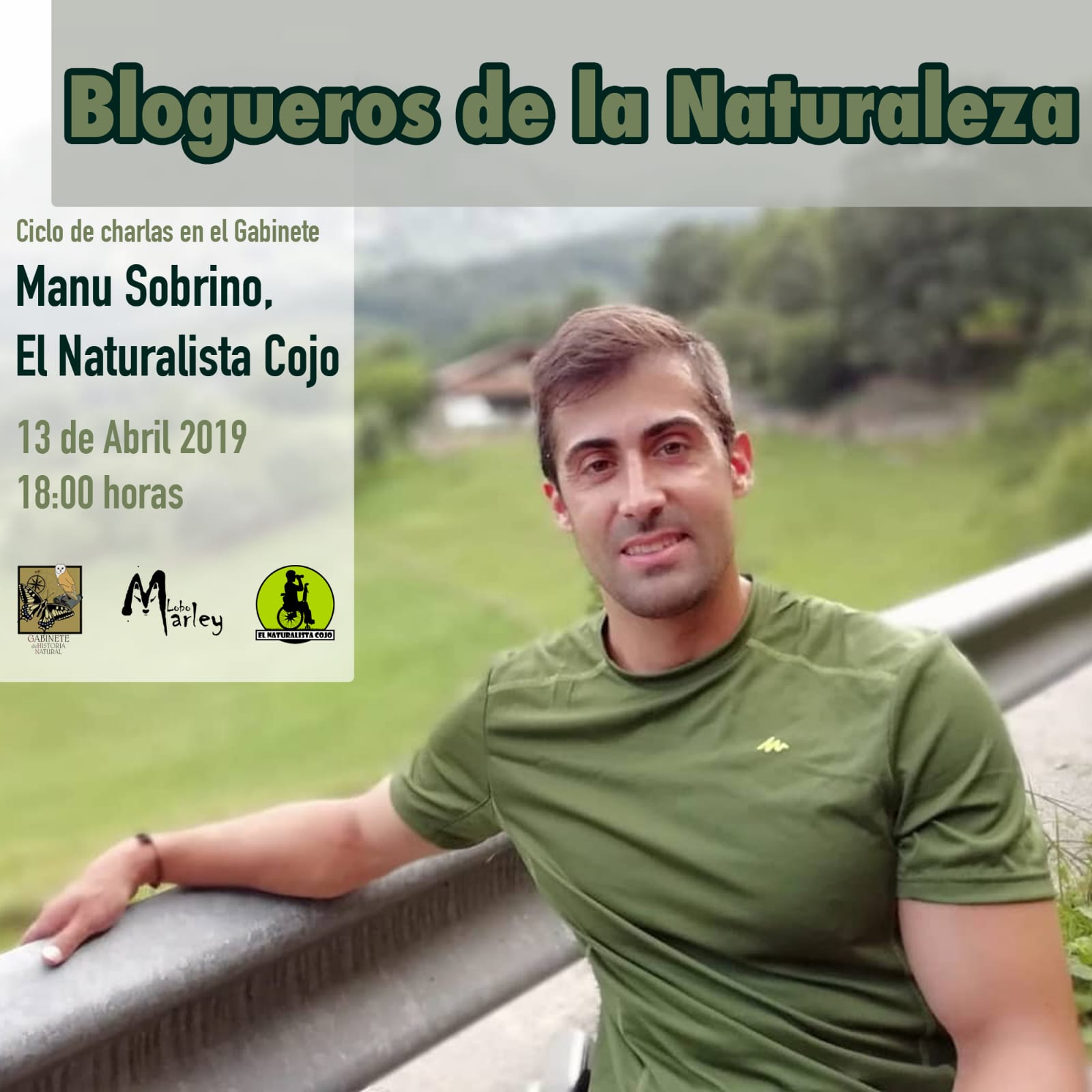 Manu Sobrino, el naturalista cojo